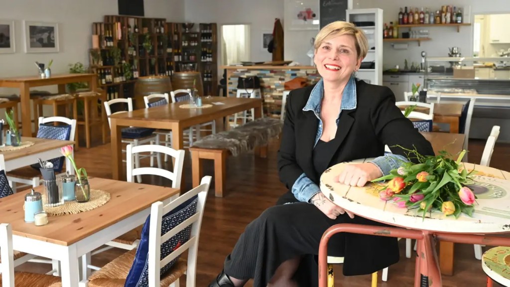 Gabi Scherzer, Inhaberin der Olive in Marbach